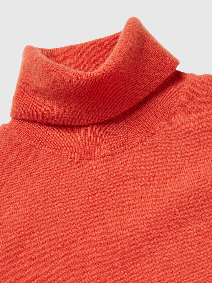 TURTLE NECK SWEATER Women image number 3